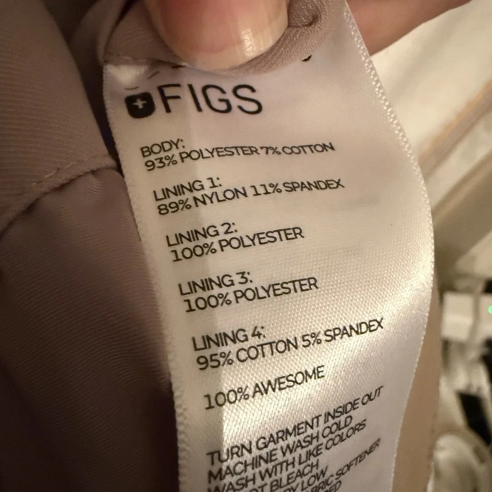 Figs Lab Coat Khaki Women's Figpro XL Scrubs